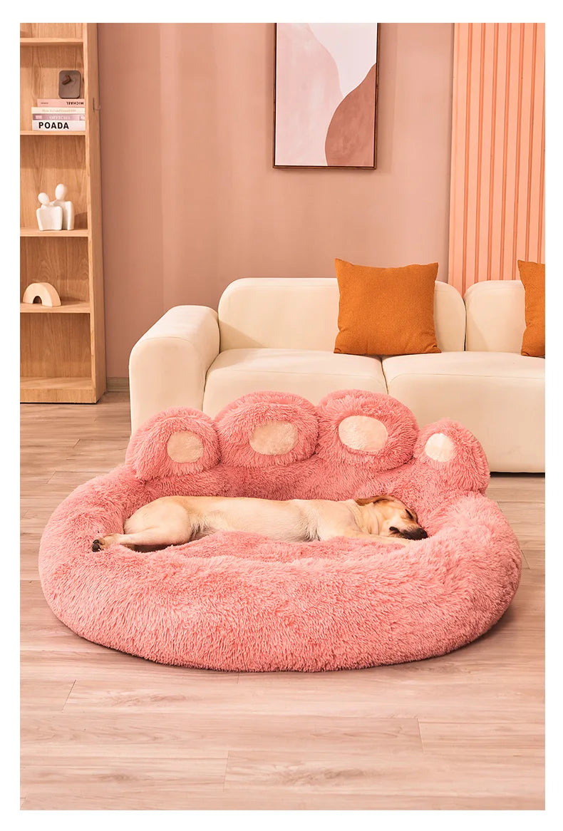 Fluffy Dog Bed - Soft & Cozy Sofa for Dogs & Cats