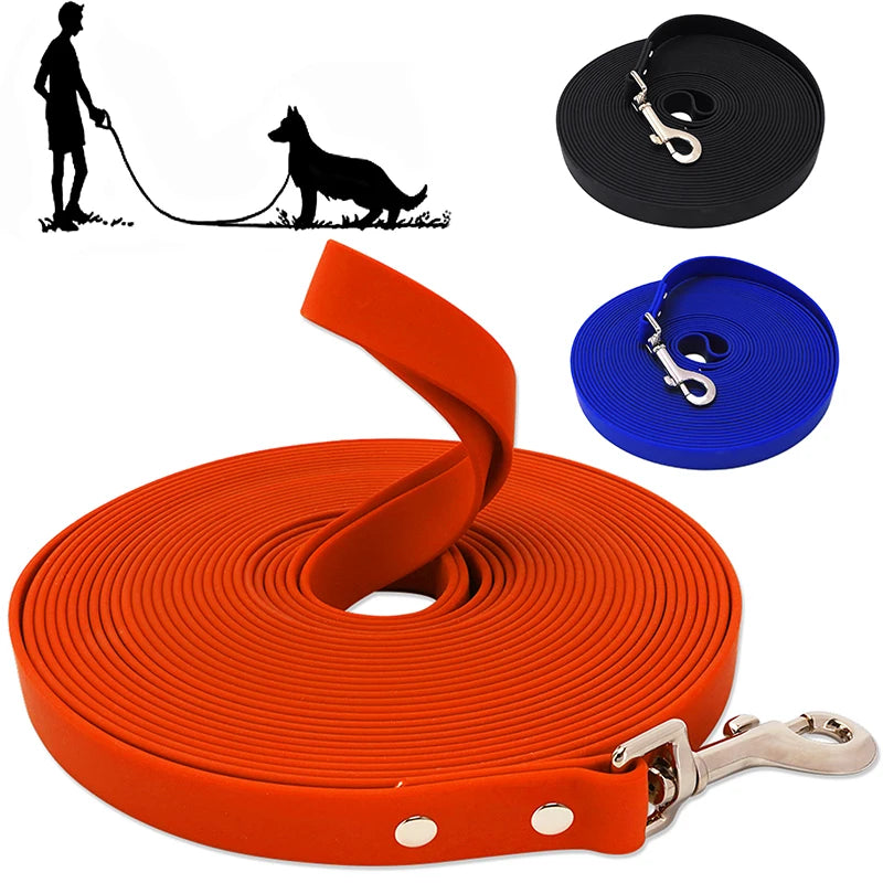 Waterproof Dog Lead - Heavy Duty, Easy-to-Clean, PVC Training Lead for All Dog Sizes (3m/5m/10m/15m)