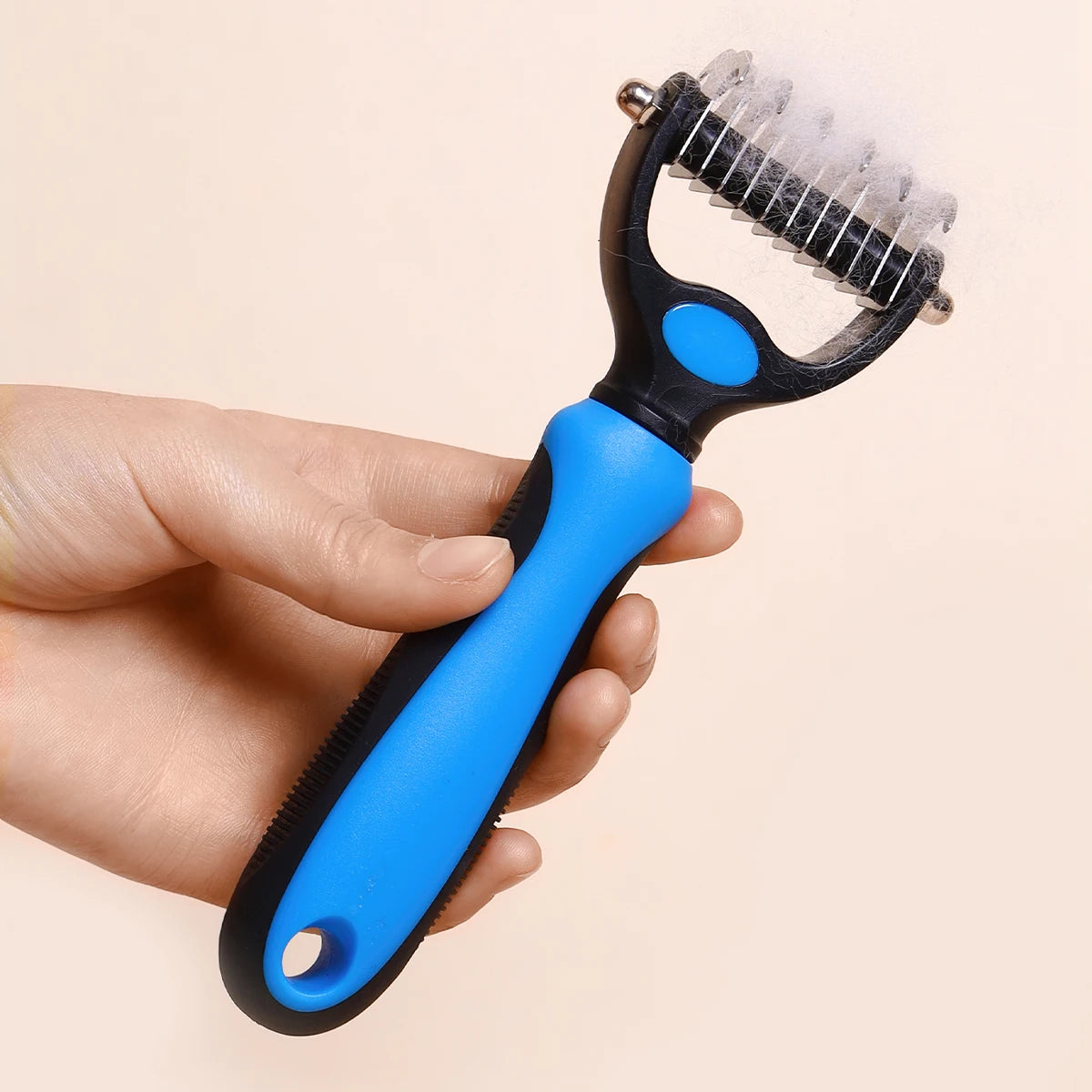 Double-Sided Knot Comb for Dogs & Cats - Professional Grooming Tool