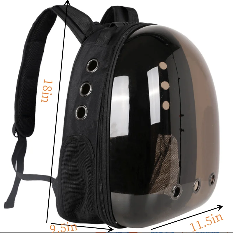 Breathable Astronaut Window Cat/Dog Carrier Transparent Backpack Pet Travel Bag