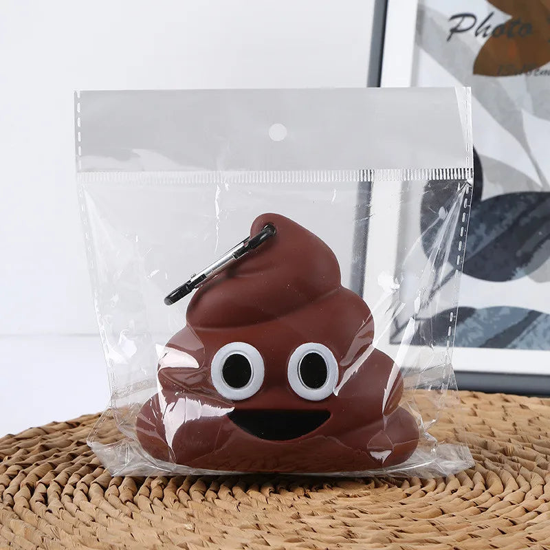 Portable Dog Poop Bag Dispenser - Unique Shaped Trash Sack Holder for Pet Waste Cleaning