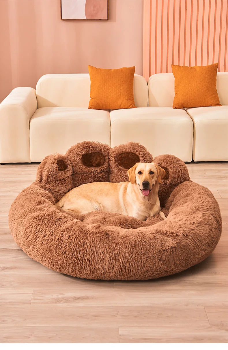 Fluffy Dog Bed - Soft & Cozy Sofa for Dogs & Cats