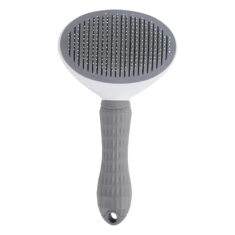 Pet Cat Hair Brush Dog Comb Grooming and Care Stainless Steel Comb for Long Hair Pets - Cleaning & Grooming Accessory