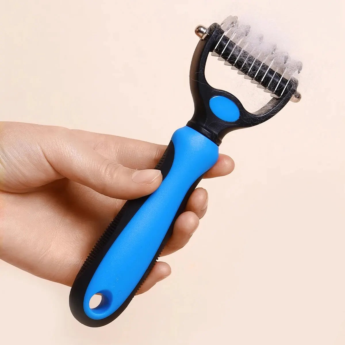 Double-Sided Knot Comb for Dogs & Cats - Professional Grooming Tool