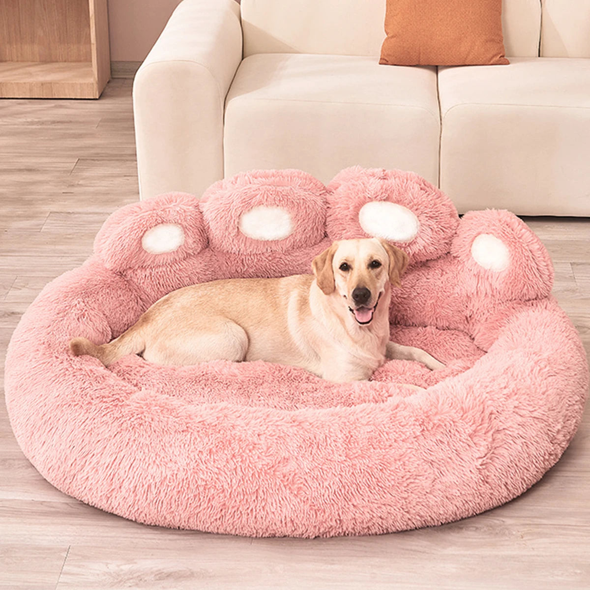 Fluffy Dog Bed - Soft & Cozy Sofa for Dogs & Cats