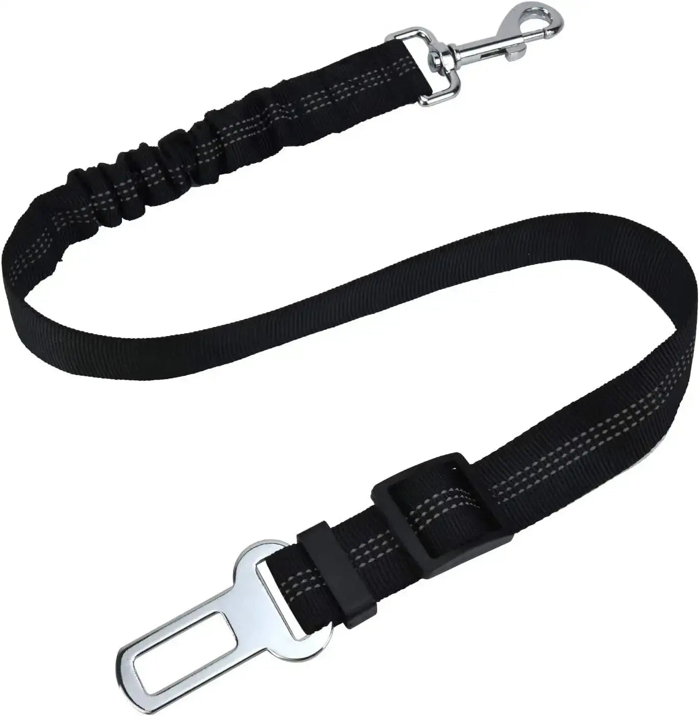 Adjustable Dog Car Safety Belt - Shock Absorbing, Reflective, and Universal Fit